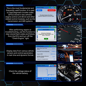 V310 Automotive Diagnostic Tool OBD <strong>Code</strong> <strong>Reader</strong> for <strong>Cars</strong> with 1 Year Warranty Universal Fit LCD Display - Product Image 3