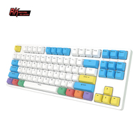Royal Kludge-Clavier de jeu mécanique ergonomique à 87 touches RK87, avec lumière Led Rgb, 2.4G Tkl