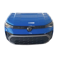 Grille supérieure avant pour VW Taos 2025 2026 |   Grille de pare-chocs centrale de radiateur automobile noir brillant, pièce de rechange pour le marché secondaire