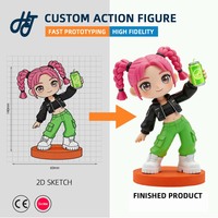 Figura de Personaje de Dibujos Animados Personalizada de PVC a Partir de Foto, Escultura 3D Personalizada para Regalos de Graduación y Jubilación