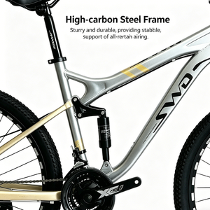 Bicicleta Urbana para Adultos, Resistente a la Intemperie, con Llantas Antipinchazos de 24/26 Pulgadas y <span class=keywords><strong>Guardabarros</strong></span> Completos para Días Lluviosos - Product Image 2