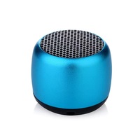 Mini Altavoz Inalámbrico Portátil Personalizado, Subwoofer con Carcasa de Aleación de Aluminio, Cine en Casa, Audio Bidireccional para Exteriores
