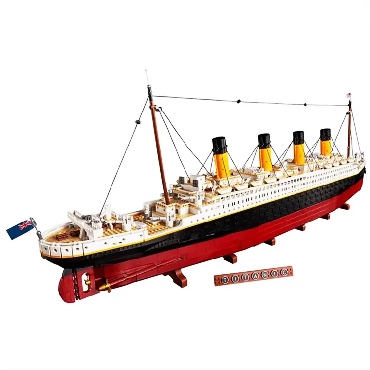 KK8998 série de films Titanic Ship Moc blocs de construction ensemble de briques jouets éducatifs briques 9090 pièces bateau Compatible 10294