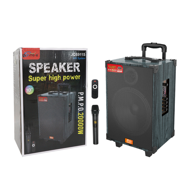 SING-E JQS911S Music Box Outdoor Speaker Loudspeaker Portable Wireless Speakers Audio System Sound Party Box Karaoke Speaker