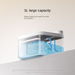 Dispensador de Agua Automático Inalámbrico WIFI de 3L para Mascotas, Gatos y Perros, 2 Fuentes de Agua, Control por Aplicación <span class=keywords><strong>Xiaomi</strong></span> - Product Image 3