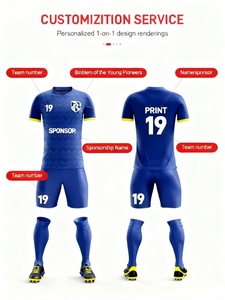 En stock al por mayor 2526 nuevas camisetas de fútbol de club premium tailandés - Conjunto de uniforme de fútbol para hombre, ca - Product Image 4