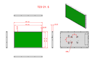 21.5inches Outdoor Digital Signage Ultra-thin 1000 Nits LCD Advertising Display - Product Image 5