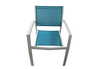 Silla de Comedor Moderna de Malla Metálica para Exteriores con Resistencia a los Rayos UV para Uso en Hoteles, Parques, Villas y Jardines - Product Image 2
