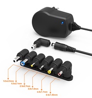 Chargeur universel pour tablette PC 24W fourni par le fabricant avec Micro USB/ Mini USB/ USB 2.0/ 25*0.7mm etc.