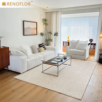 Tapis Décoratifs de Luxe Modernes Grands et Élégants, Tapis en Laine PP Super Douce et Imperméable pour Salon
