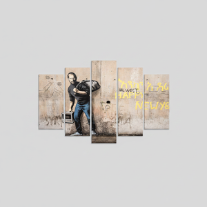 Conjunto de 5 Lienzos Decorativos con Diseño de Steve Jobs de Banksy, Arte Decorativo para Colgar en la Pared - Product Image 2