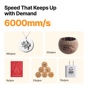 Xtool เครื่องแกะสลักเลเซอร์แบบพกพา <span class=keywords><strong>F2</strong></span>ความเร็วสูง15W เลเซอร์ไดโอดพร้อมเลเซอร์อินฟราเรด5W - Product Image 3