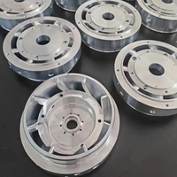 Pièces de fraisage CNC personnalisées de précision, anodisation, adaptateur de base de montage de broche en alliage d'aluminium