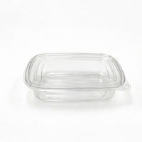 Boîte d'emballage alimentaire en plastique transparent PET, récipient à salade avec couvercle pour conserver les fruits frais, boîte d'emballage en plastique pour la laitue et les légumes