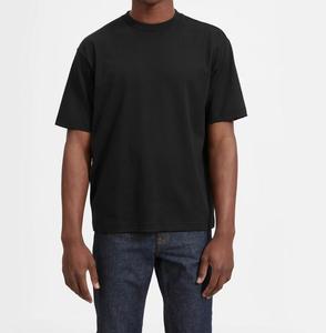 Camiseta de Hombre Oversize de Algodón 100% Pesado con Hombros Caídos, Estilo Streetwear, Fabricante de Camisetas Lisas Cortadas - Product Image 2