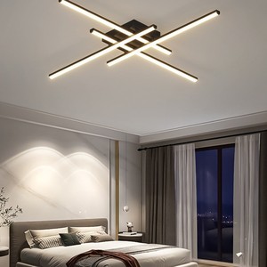 Plafonnier LED Linéaire Moderne Nouveau <span class=keywords><strong>Design</strong></span> à Intensité Variable pour Décoration Intérieure - Product Image 1