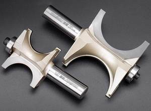 Tideway ZLC0607 Bull Nose <span class=keywords><strong>bit</strong></span> conved Half <span class=keywords><strong>CNC</strong></span> มีดตัดแต่งสำหรับงานไม้กัดเครื่องตัดสำหรับเราเตอร์บิต - Product Image 3