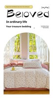 Ensemble de literie quatre pièces en fil double couche, simple, avec housse de couette en mousse à bulles, qualité laine, résistant à l'eau, 300 fils, pour étudiant