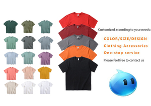 เสื้อยืดวินเทจทรงโอเวอร์ไซส์แบบใหม่ ล้างสีแบบสโตนวอช สำหรับผู้ชาย ผ้าฝ้ายถัก 100% ระบายอากาศได้ดี - Product Image 6