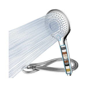 New Eco-Friendly ABS <strong>Sprayer</strong> <strong>Hand</strong> <strong>Shower</strong> with Stop Button 3-Function Negative Balls Filter for Bathroom New Products - Product Image 4