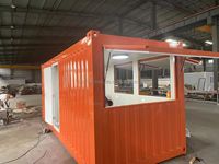 Kit de maison modulaire en panneaux sandwich préfabriqués en Chine - Étanche, écologique, installation facile, emballage plat portable