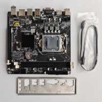 Nueva Placa Base para Computadora de Escritorio H81S-ITX, 1150 Pines, DDR3, Compatible con CPU I3/I5/I7, Tarjeta de Red Gigabit, M.2 Intel Doble