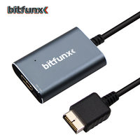 Bitfunx RGB/Component zu HDMI-kompatiblem Adapter Mit USB-Kabel für So-ny NTSC PAL PS2 Fat oder PS2 Slim Game Console