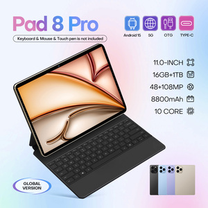 Tablette <span class=keywords><strong>PC</strong></span> Pad 8 Pro Android 15 avec <span class=keywords><strong>double</strong></span> carte SIM, écran HD de 11 pouces, processeur MTK Octa Core, stockage de 16 Go + 1 To, appareil photo 48 MP + 108 MP - Product Image 2