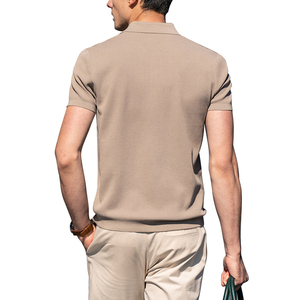 Camisetas de polo para hombre con logotipo personalizado, nuevo diseño, prendas de punto de verano de alta calidad, suéter de polo de punto para hombre - Product Image 2