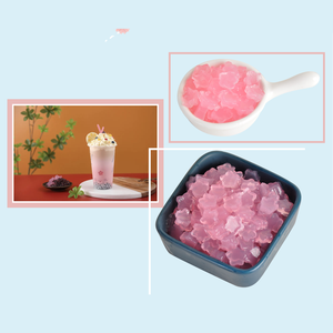 Cherry Blossom Flavored Instant Sobremesa Bebidas Estourando Boba <span class=keywords><strong>Jelly</strong></span> Bolas em Garrafa de Leite Chá - Product Image 5