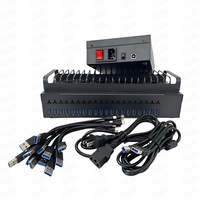 Boîtier de Farming de Téléphones Gratuits (Click Farm Box) Android 20 USB Ethernet 20 Ports USB HUB pour Téléphones Mobiles Transsion Tecno Infinix Itel HONOR