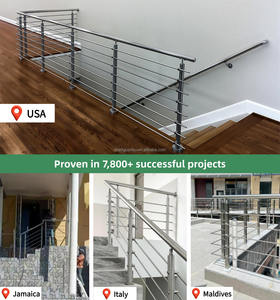 En Çok Satan OEM Modern Paslanmaz Çelik 304/316 Kalite Boru Korkuluk Dikey Direk Dış Mekan Balkon Merdiven Küpeştesi - Product Image 4