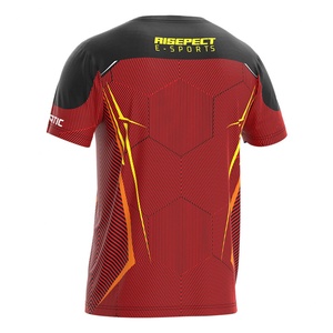 Camiseta Deportiva Sublimada de Manga Corta para Juegos y Competiciones, Estilo Oversize, para Equipos de Esports, Venta al Por Mayor OEM - Product Image 4