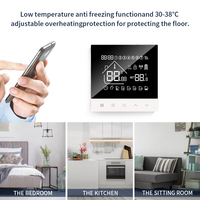 Systèmes de chauffage programmables par température RKHK, thermostat intelligent WIFI compatible avec Apple Home Kit, pour utilisation dans les hôtels, les logements et les chambres.