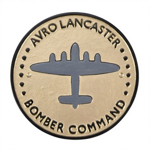 Panneau en métal d'approvisionnement en gros Look Vintage AVRO LANCASTER BOMBER COMMAND Panneau RAF en fonte Panneau mural décoratif Prix bas - Product Image 1