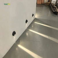 Lumière d'escalier LED en alliage d'aluminium à montage en surface 3004ST, étanche pour escaliers extérieurs, jardins, blanc chaud doux 2700K, garantie de 3 ans