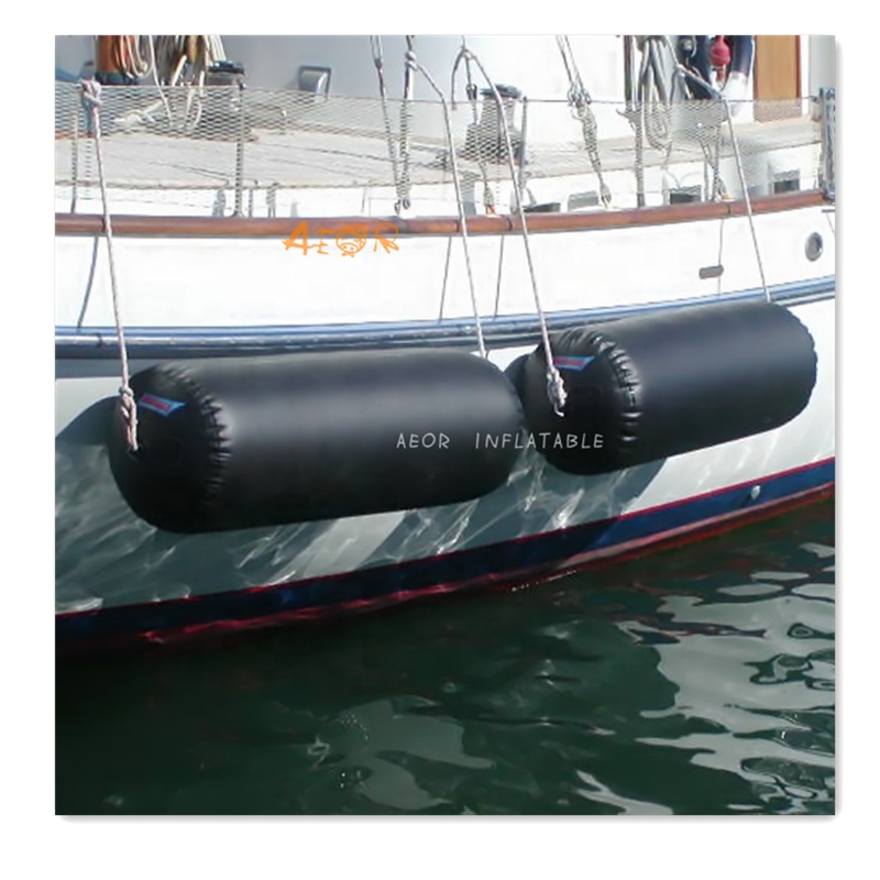 Надувные кранцы для лодок, черные бамперы для лодок, большие Чехлы для яхт и лодок