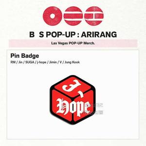 Broche creativo pop-up de ídolos de KPOP ARIRANG, JUNGKOOK, J-HOPE, SUGA, RM, <span class=keywords><strong>JIN</strong></span>, JIMIN, V, de acrílico, para diario, clip, bolso, ropa, decoración - Product Image 6