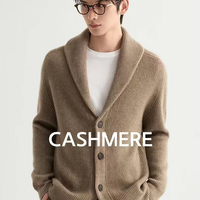 Maßgeschneiderter Neuer Herren-Knopf-Cardigan Freizeitpullover Kaschmirpullover Mantel