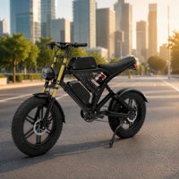 Vélo électrique à pneus larges 48V 15*2AH avec double batterie, cadre en alliage d'aluminium 750W, 20x4.0, autonomie maximale, longue distance de conduite pour le cross-country