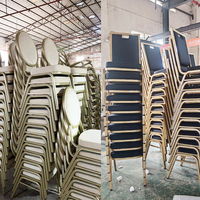 Chaises de Salle à Manger en Métal pour Hôtels, Mariages, Banquets, Réunions VIP, Restaurants, Événements et Églises