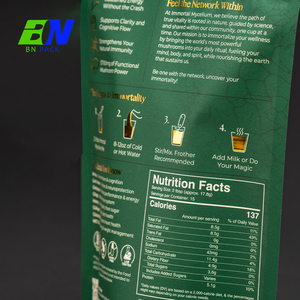 Custom Logo Spices Packaging Side Gusset Bag With Hot Foil Stamping Custom Size OEM Packaging - Product Image 2