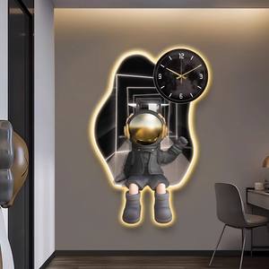 Orologio Murale Moderno Minimalista, Decorazione Creativa 3D Tridimensionale con Illuminazione LED - Product Image 3