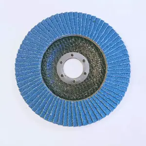 Disco abrasivo premium de alumina-zircônia, disco de aba flexível para moagem
