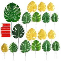 Kunstmatige Monstera bladeren, groene decoratie, foto-attributen, kunstbloemen, bladwerk, wanddecoratie, bruiloftdecoratie, kunstmatige Monstera bladeren