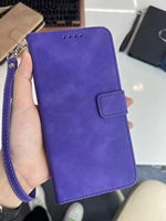 Fundas para Teléfono Móvil para iPhone 18 16 15 Pro Max 14 Plus 17 Air, Funda Tipo Cartera con Tapa Magnética, Tarjetero, Funda de Cuero con Cordón