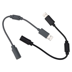 Black Gray USB Breakaway Extension Cable to <strong>PC</strong> Connector <strong>Adapter</strong> Cord for <strong>Microsoft</strong> <strong>Xbox</strong> 360 Wired <strong>Controller</strong> - Product Image 6