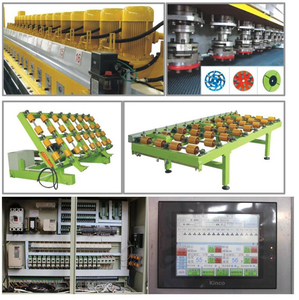 Lâminas duplas automáticas Multi-função CNC granito mármore pedra perfilamento corte polimento máquina - Product Image 4