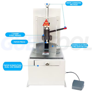 Electric Corner Rounder Machine Electric Rounding Chamfering Machine With Footrest For Business Card <b>Notebook</b> PVC Leather Photo - Product Image 4