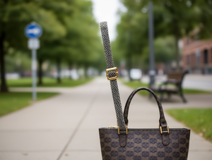 Correa de Bolso Tejida con Hebilla Dorada para Bolsos, Material Metálico M123001A - Product Image 2